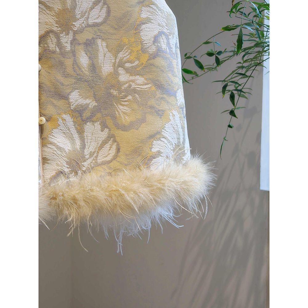 超好看國風馬甲|夾棉外穿下擺仙氣減齡年輕款|背心高級感新中式