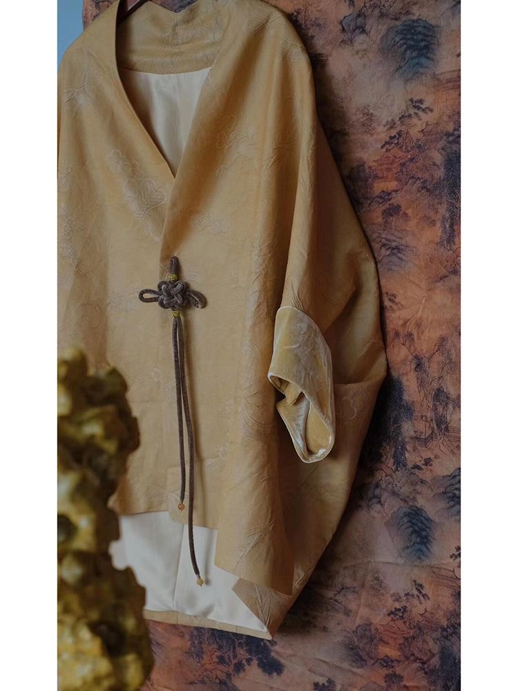 『1萬人收藏』絲絨吊帶連衣裙套裝|國風高級氛圍感套裝|新中式時尚小眾