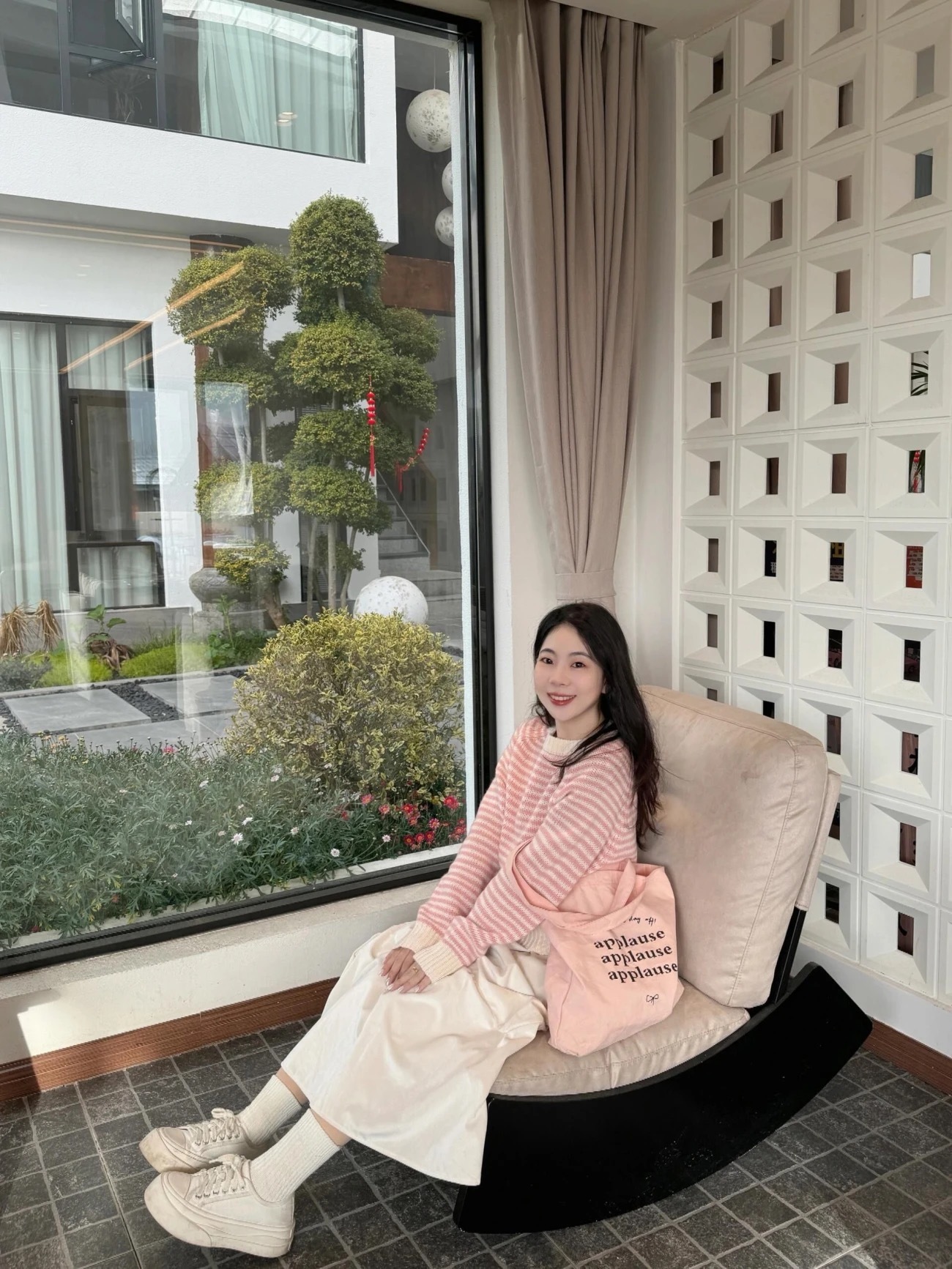 『單件包郵』粉色多巴胺顯嫩針織衫 | 秋冬季慵懶風時髦氣質上衣 | 寬鬆顯瘦毛線衣