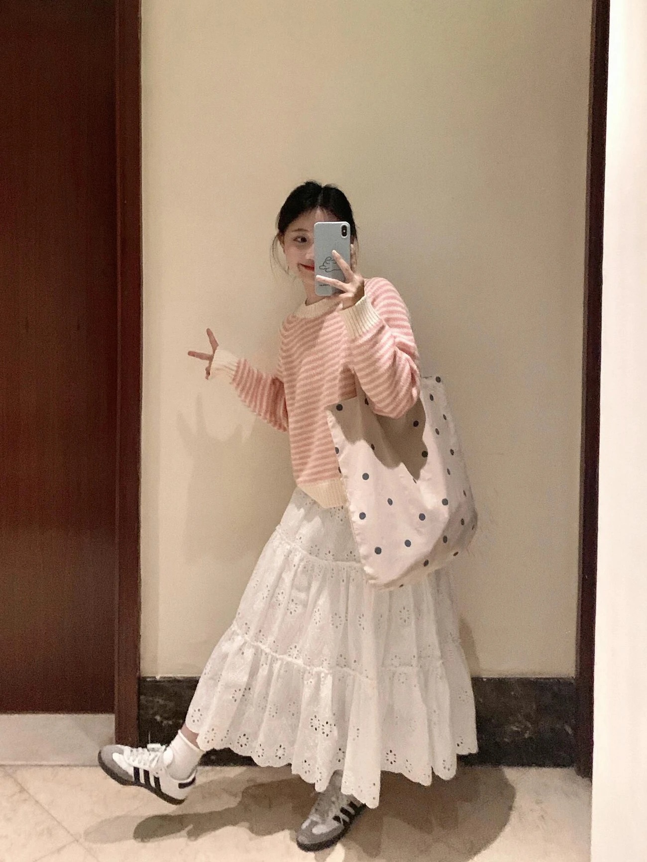 『單件包郵』粉色多巴胺顯嫩針織衫 | 秋冬季慵懶風時髦氣質上衣 | 寬鬆顯瘦毛線衣