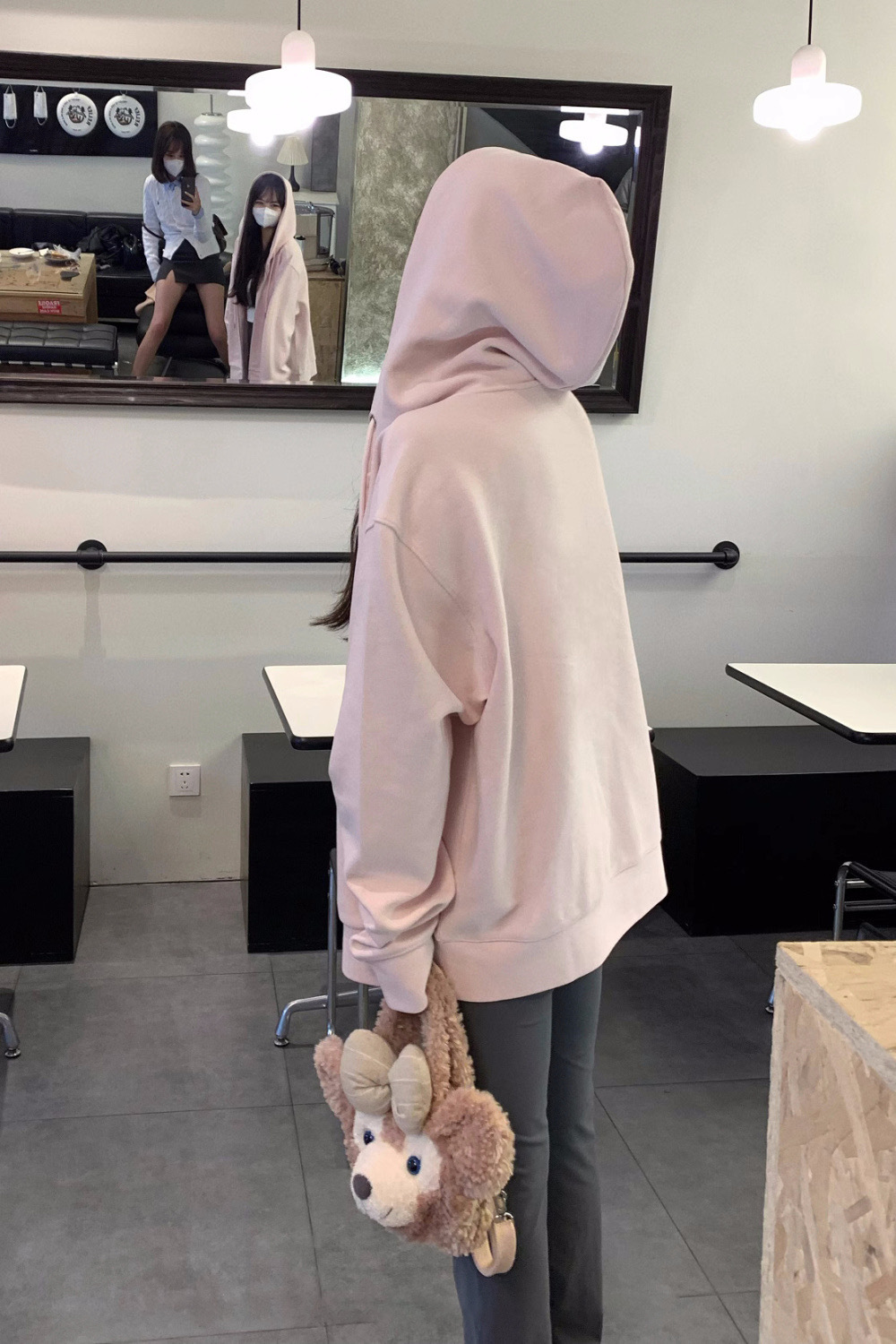 韓系軟糯連帽拉鍊百搭衛衣 | 寬鬆韓版開衫外套