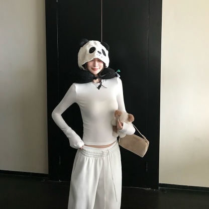 2025 新款｜韓系辣妹連帽套裝 修身顯瘦加絨拉毛休閒衛衣褲