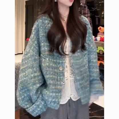 設計師高訂／羊毛特種紗 時髦保暖香風外套