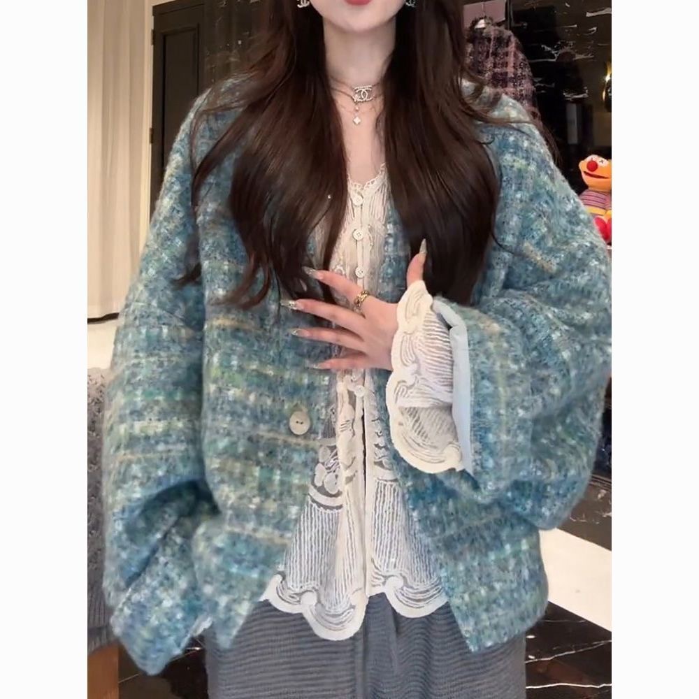 設計師高訂／羊毛特種紗 時髦保暖香風外套