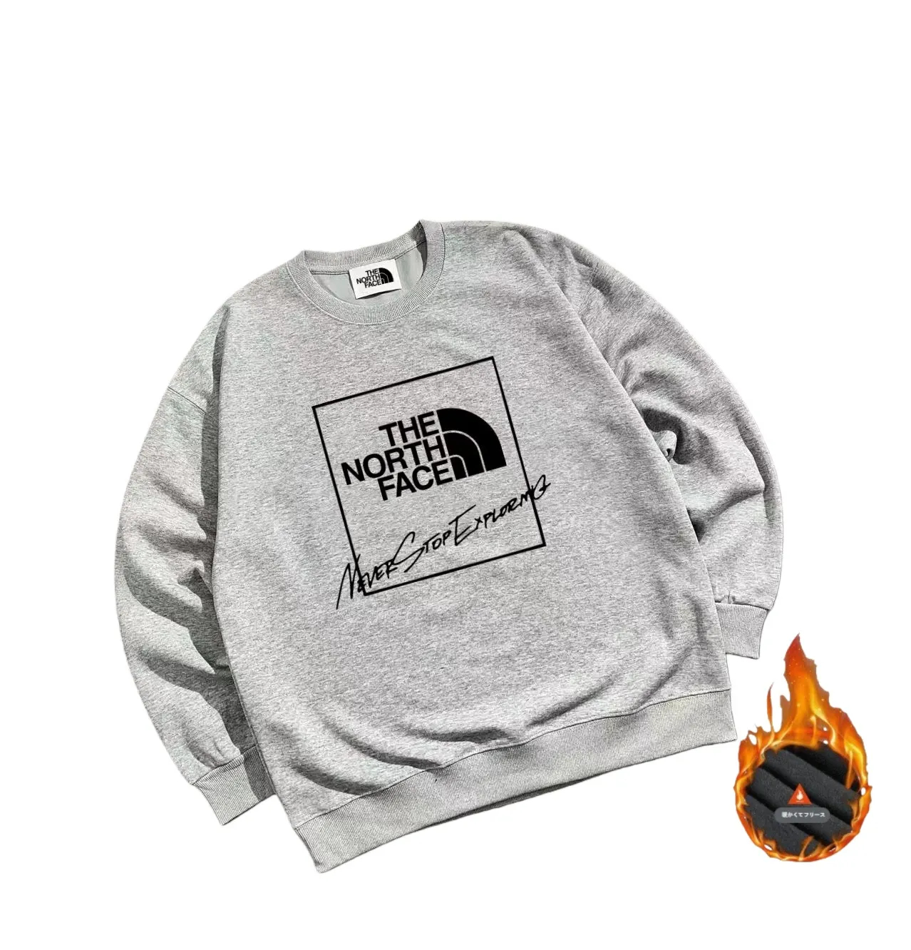 The North Face ザ・ノース・フェイスシリーズ6色ベーシックカップルラウンドネックスウェットシャツ