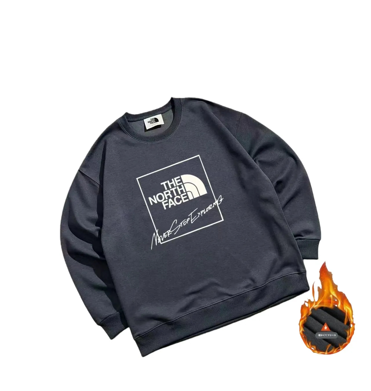 The North Face ザ・ノース・フェイスシリーズ6色ベーシックカップルラウンドネックスウェットシャツ