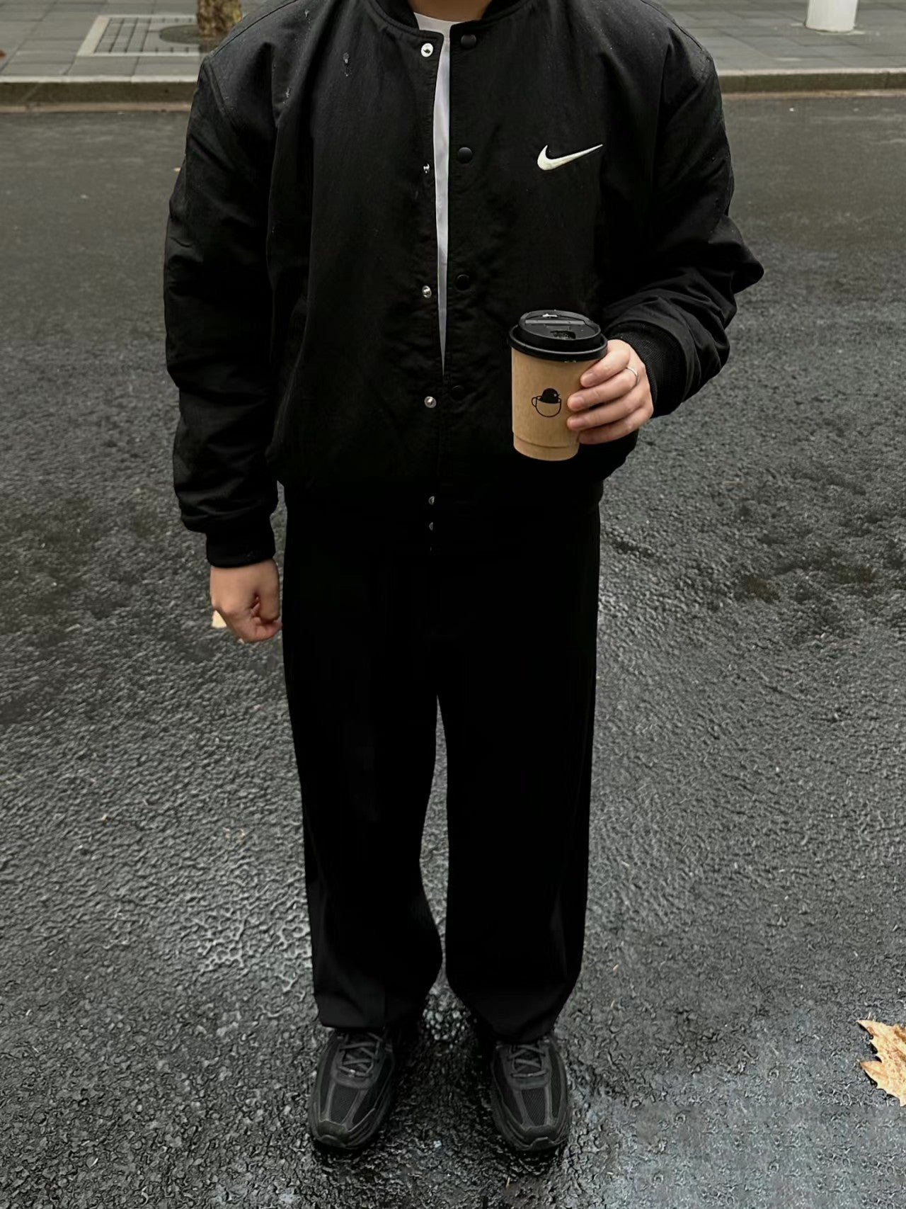 STUSSY×連名リバーシブルキルティングキルティングジャケット