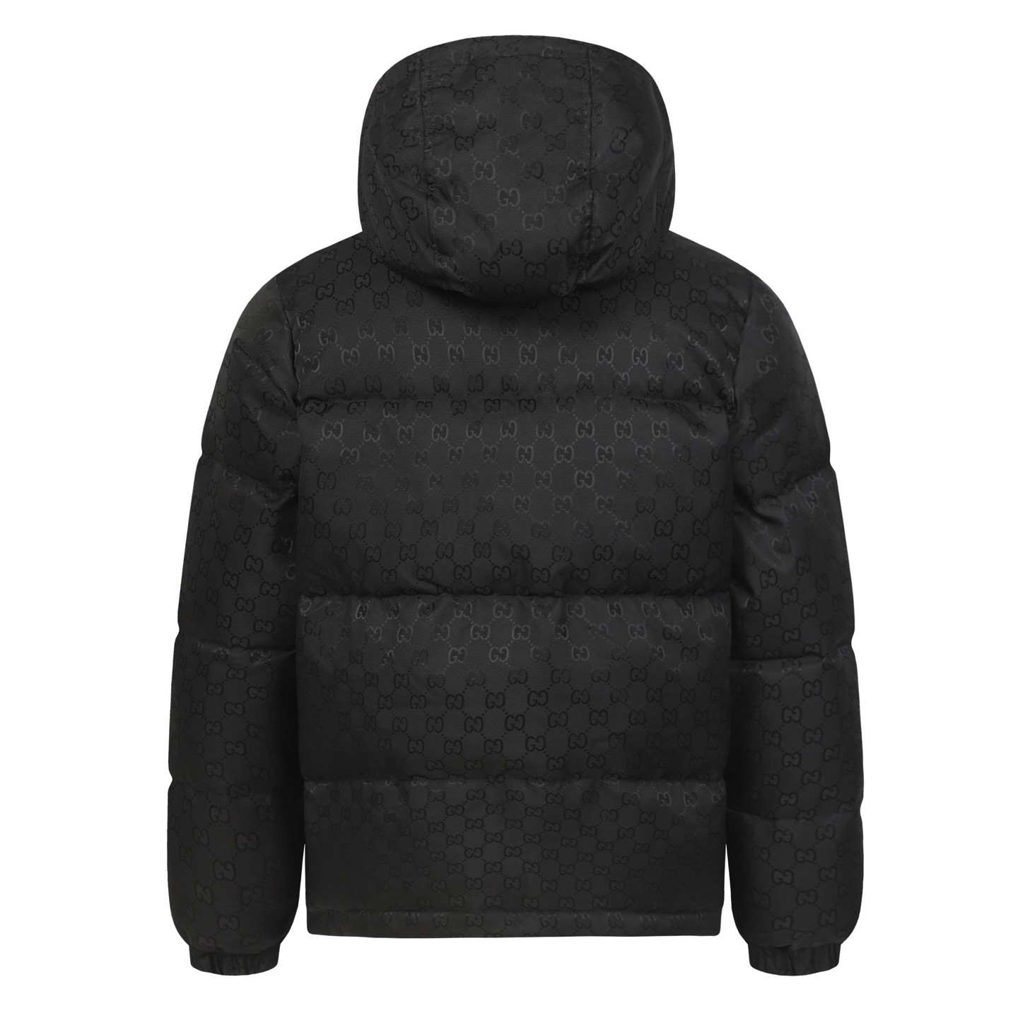 GUCCI グッチ 小G満印 連帽ダウンジャケット ブラック