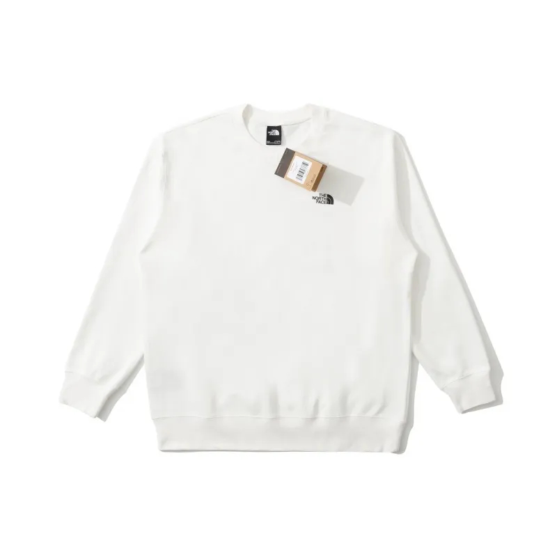 The North Face ザ・ノース・フェイスのトリコロールクルーネックスウェットシャツ、春夏アウトドアカジュアル長袖ボトミングシャツ、ユニセックス