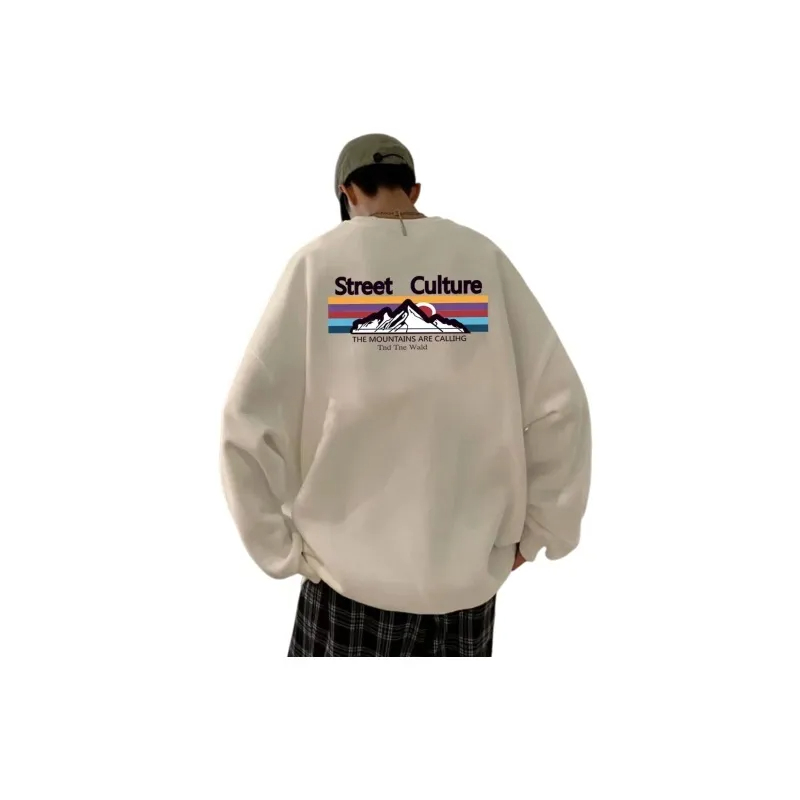 The North Face ザ・ノース・フェイス レインボーマウンテン 春秋 クルーネック スウェットシャツ