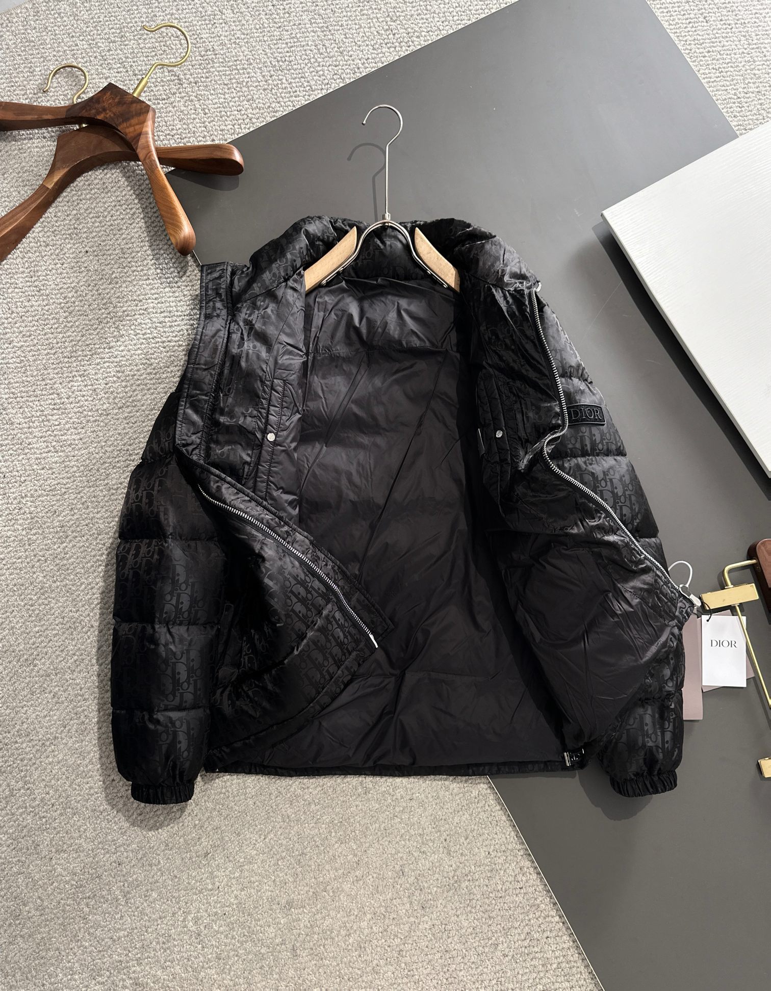 DIOR パファージャケット ディオール オブリーク テクニカル ジャカード