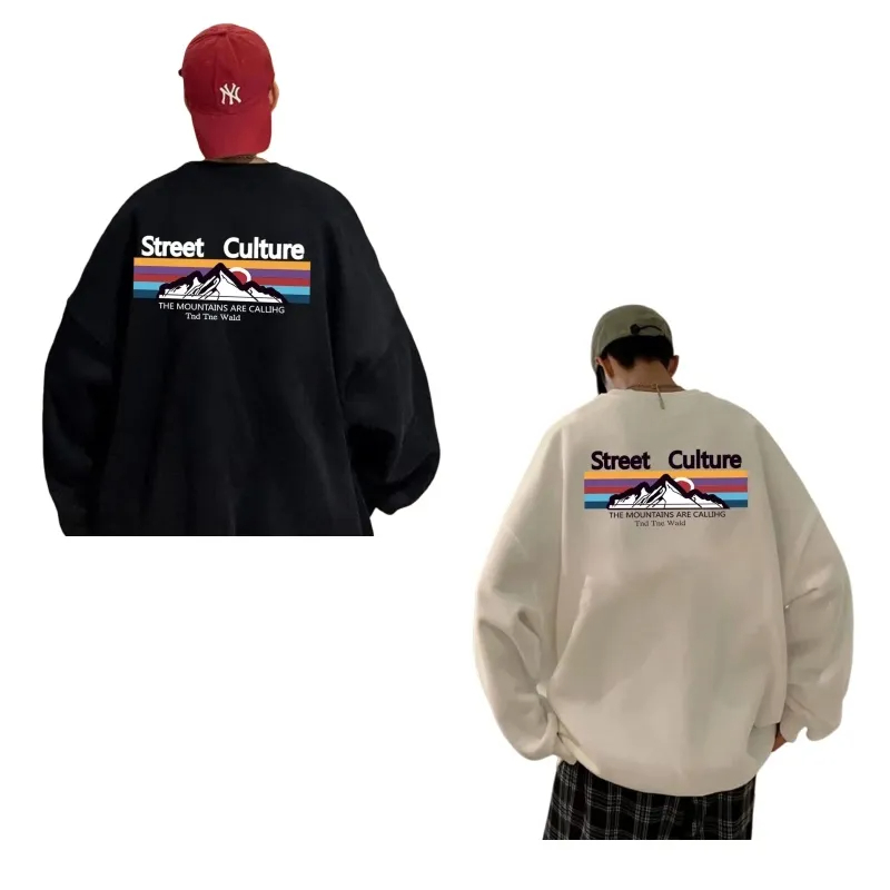 The North Face ザ・ノース・フェイス レインボーマウンテン 春秋 クルーネック スウェットシャツ