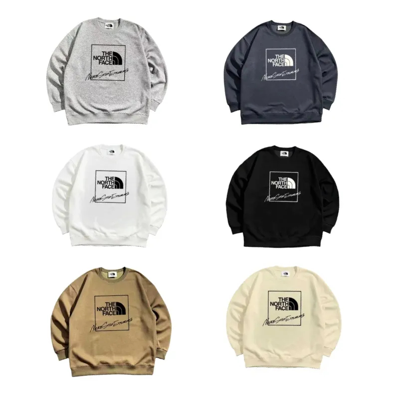 The North Face ザ・ノース・フェイスシリーズ6色ベーシックカップルラウンドネックスウェットシャツ