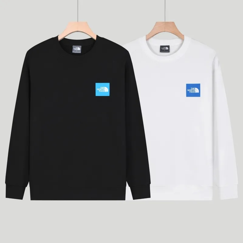 The North Face ザ・ノース・フェイスのクルーネックプルオーバースウェットシャツ、カップル向けカジュアルお出かけトップス