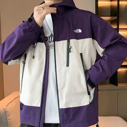 The North Face 秋の新しいスタイルのツートンカップルスタイルのアウトドアジャケットジャケット4色