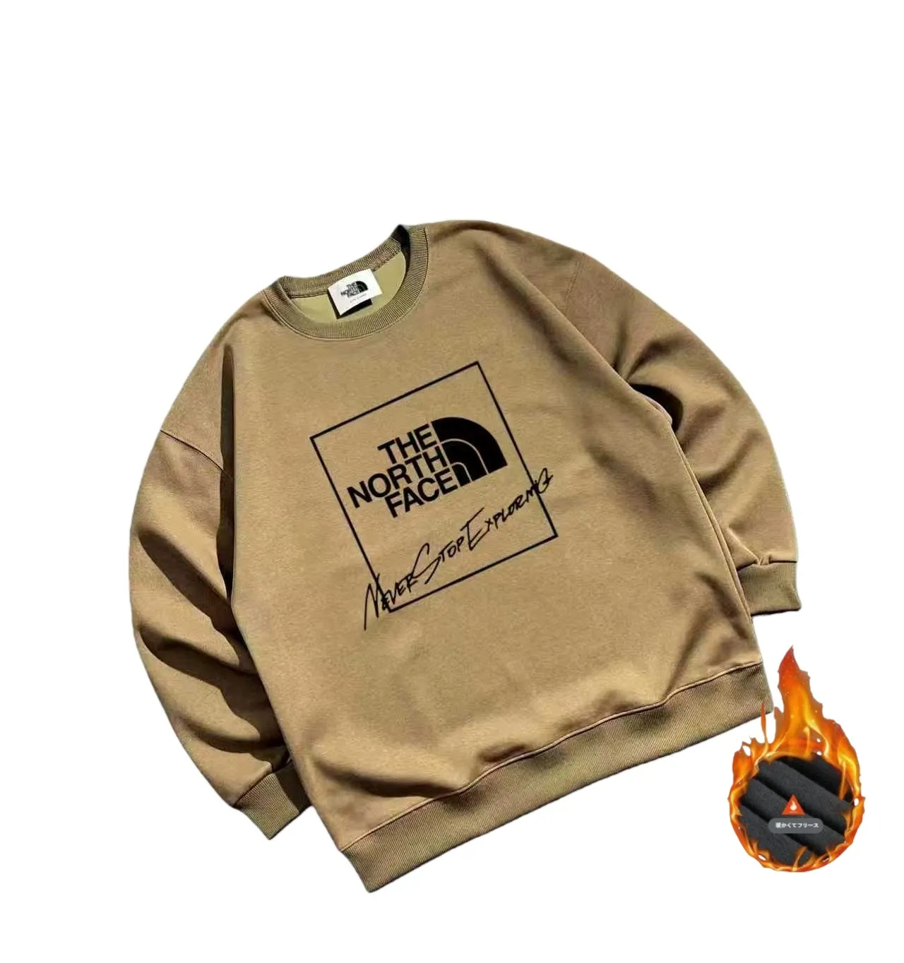 The North Face ザ・ノース・フェイスシリーズ6色ベーシックカップルラウンドネックスウェットシャツ