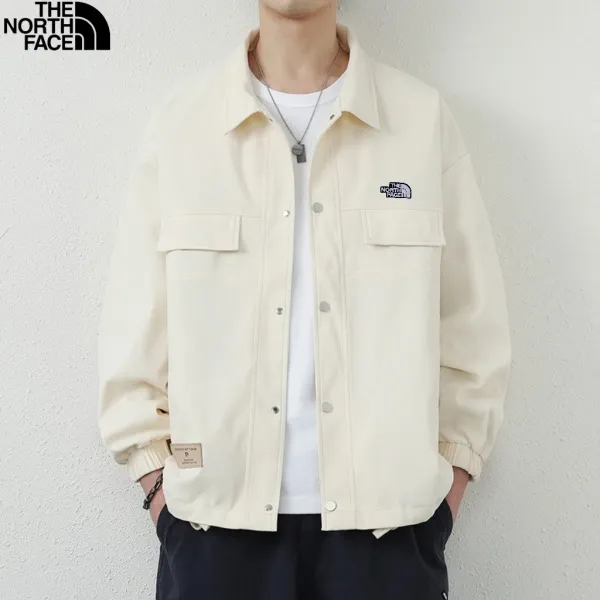 The North Face ザ・ノース・フェイス 秋冬新作 メンズ レディース ユニセックス ハンサム テクスチャード 長袖シャツ 無地 シャツ ジャケット トップス