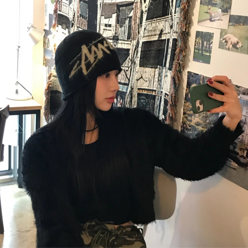 [STUSSY] 男女兼用 BRUSHED OUT STOCK SKULLCAP BEANIE