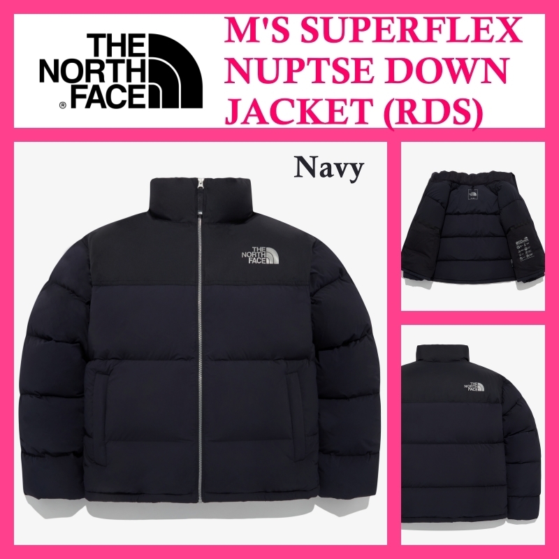 [ザ・ノースフェイス] メンズ スーパーフレックス ヌプシ ダウンジャケット RDS -ネイビー