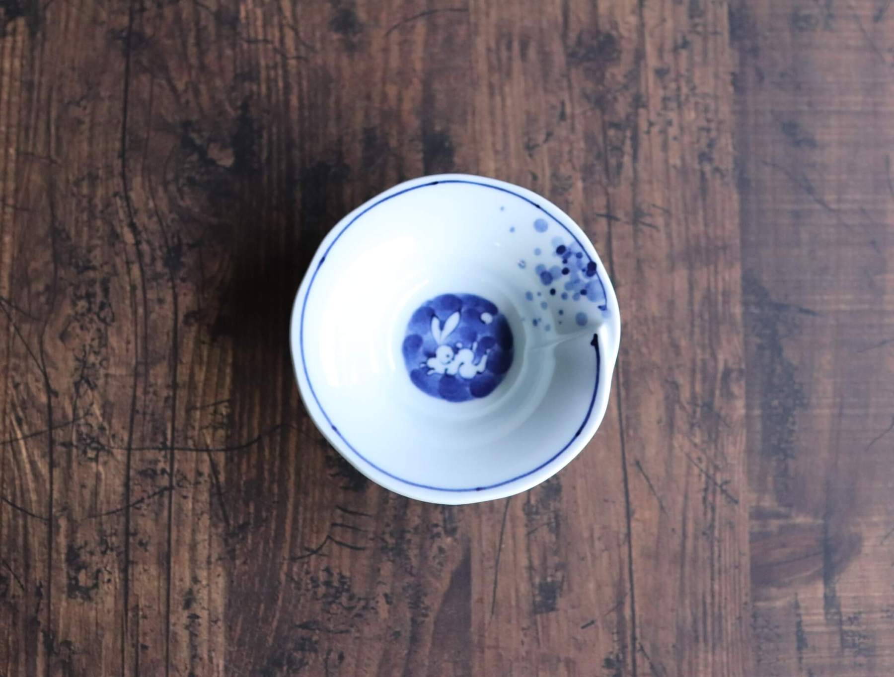 染付絵変わり小皿、小付