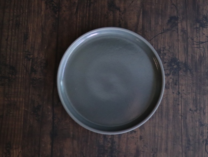 Hasami Porcelain Plate 145mm  gray/ash white