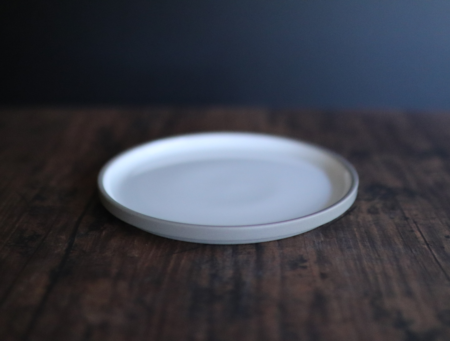 Hasami Porcelain Plate 145mm  gray/ash white
