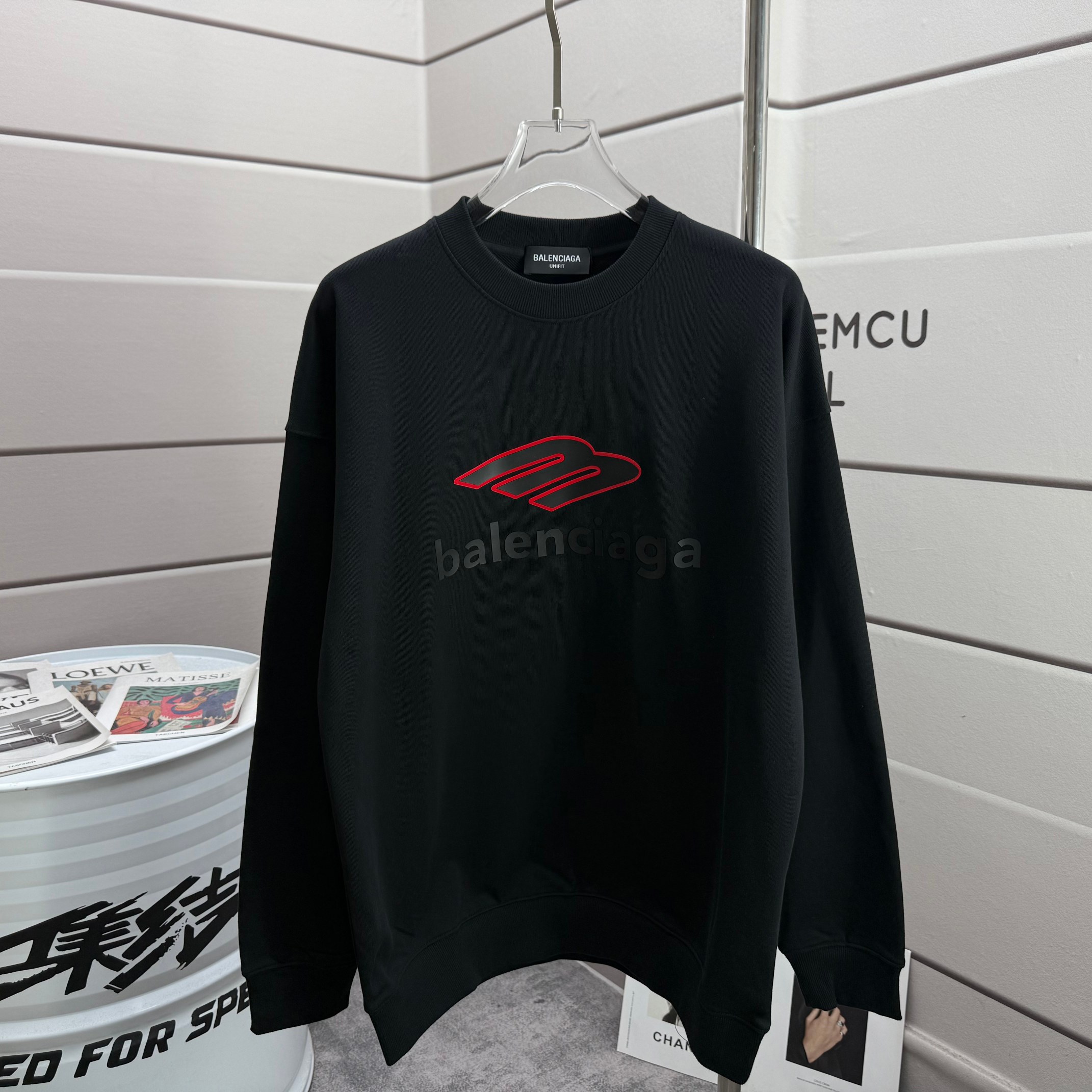 [ Balenciaga ] バレンシアガ 冬のラウンドネックのパーカー