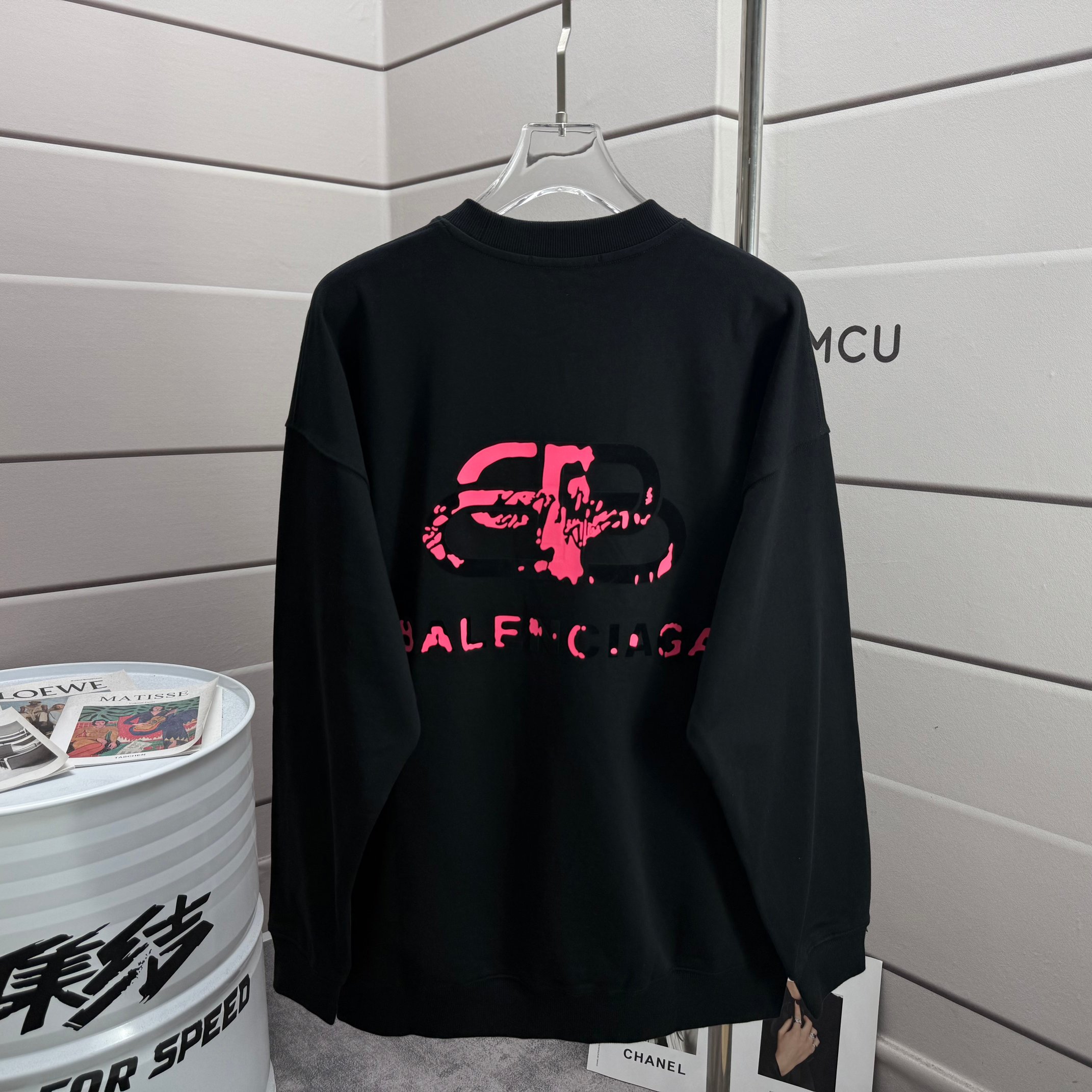 [ Balenciaga ] バレンシアガ 冬のラウンドネックのパーカー