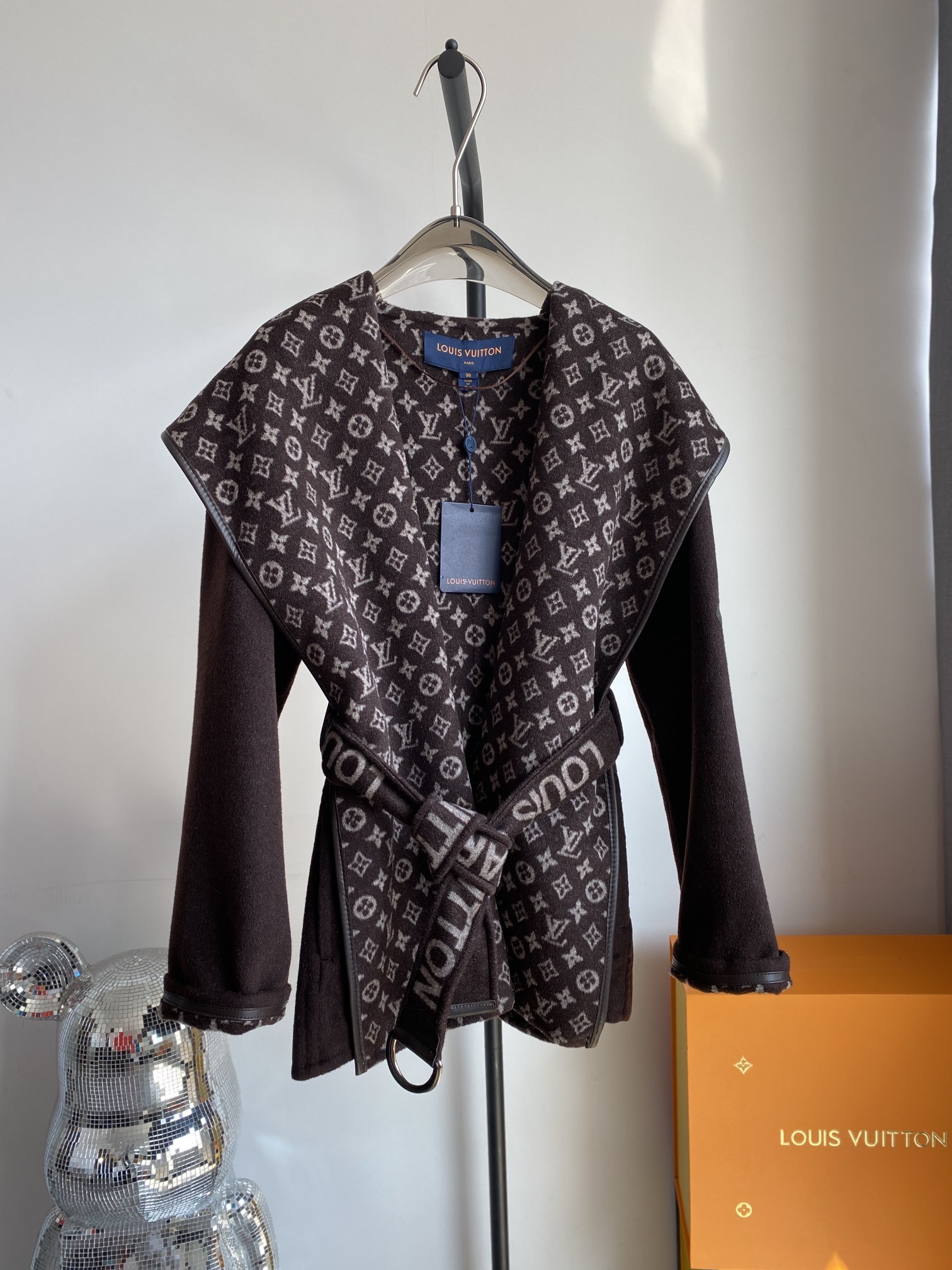 [ Louis Vuitton ] ルイ・ヴィトン  リバーシブルコートウールレディーストップス