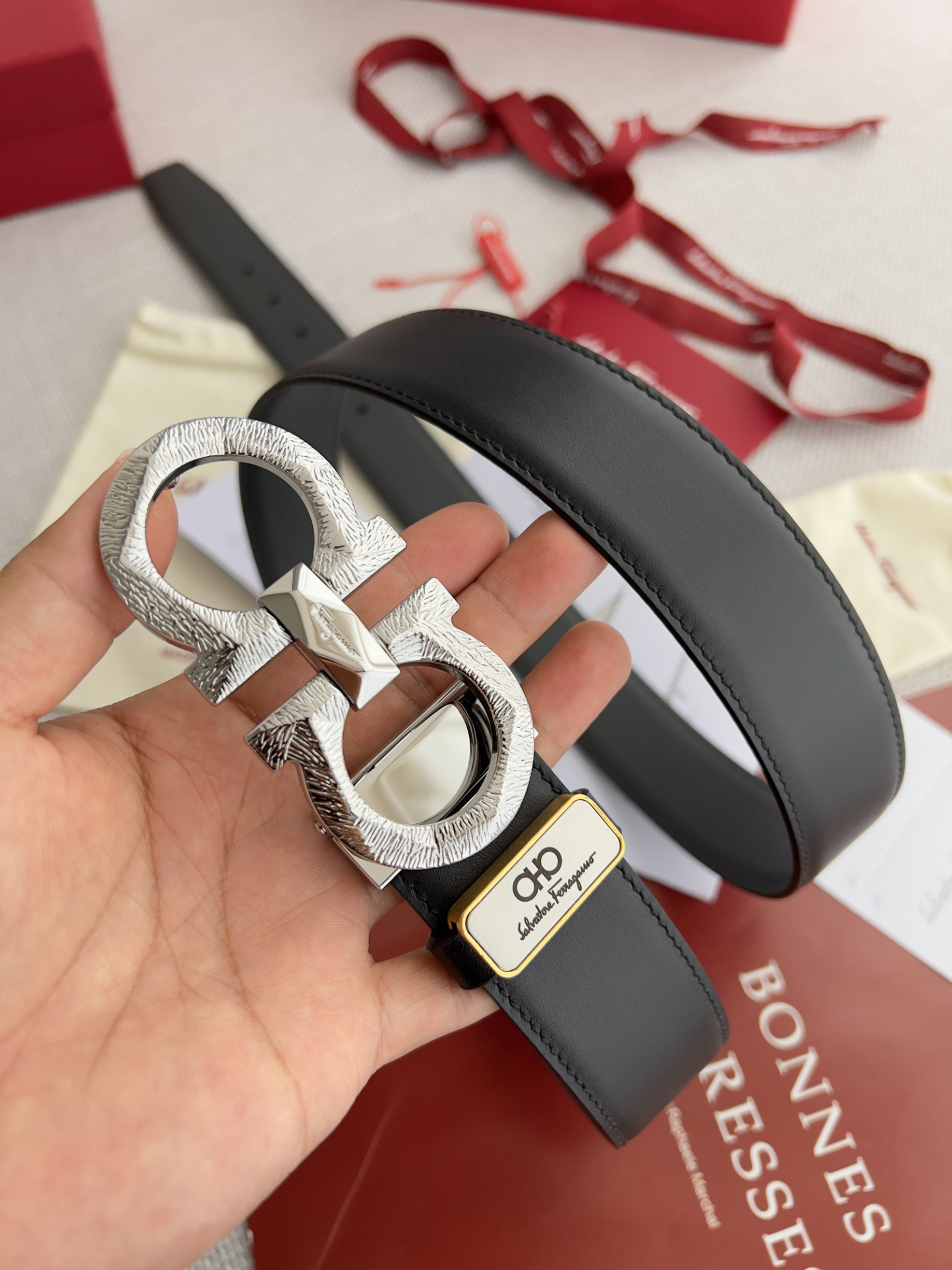 Ferrgamo フェラガモ・ベルト 自動ベルト・ベルト