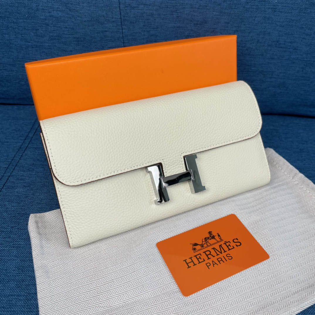 エルメス「Hermès」 レザーポケットウォレット
