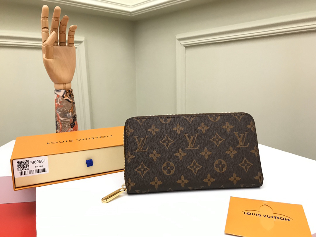ルイ・ヴィトン「Louis Vuitton」レザーポケットウォレット