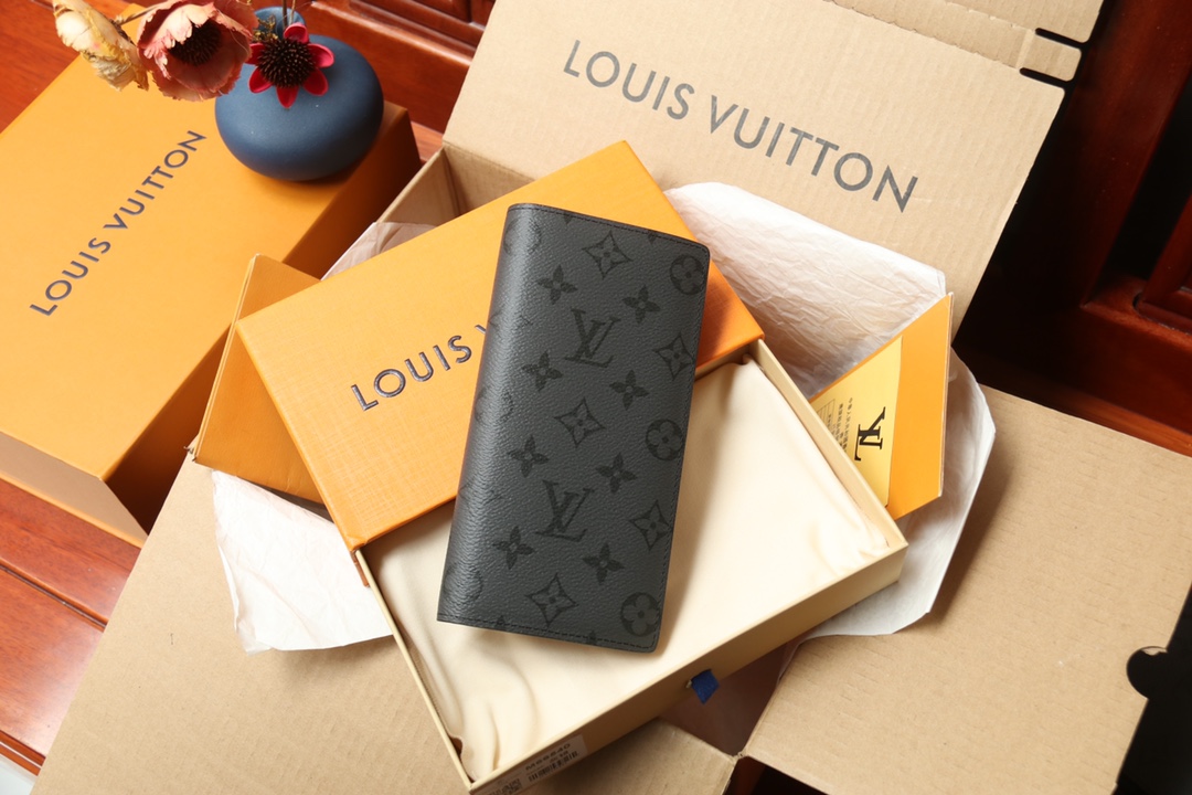 ルイ・ヴィトン「Louis Vuitton」レザーポケットウォレット