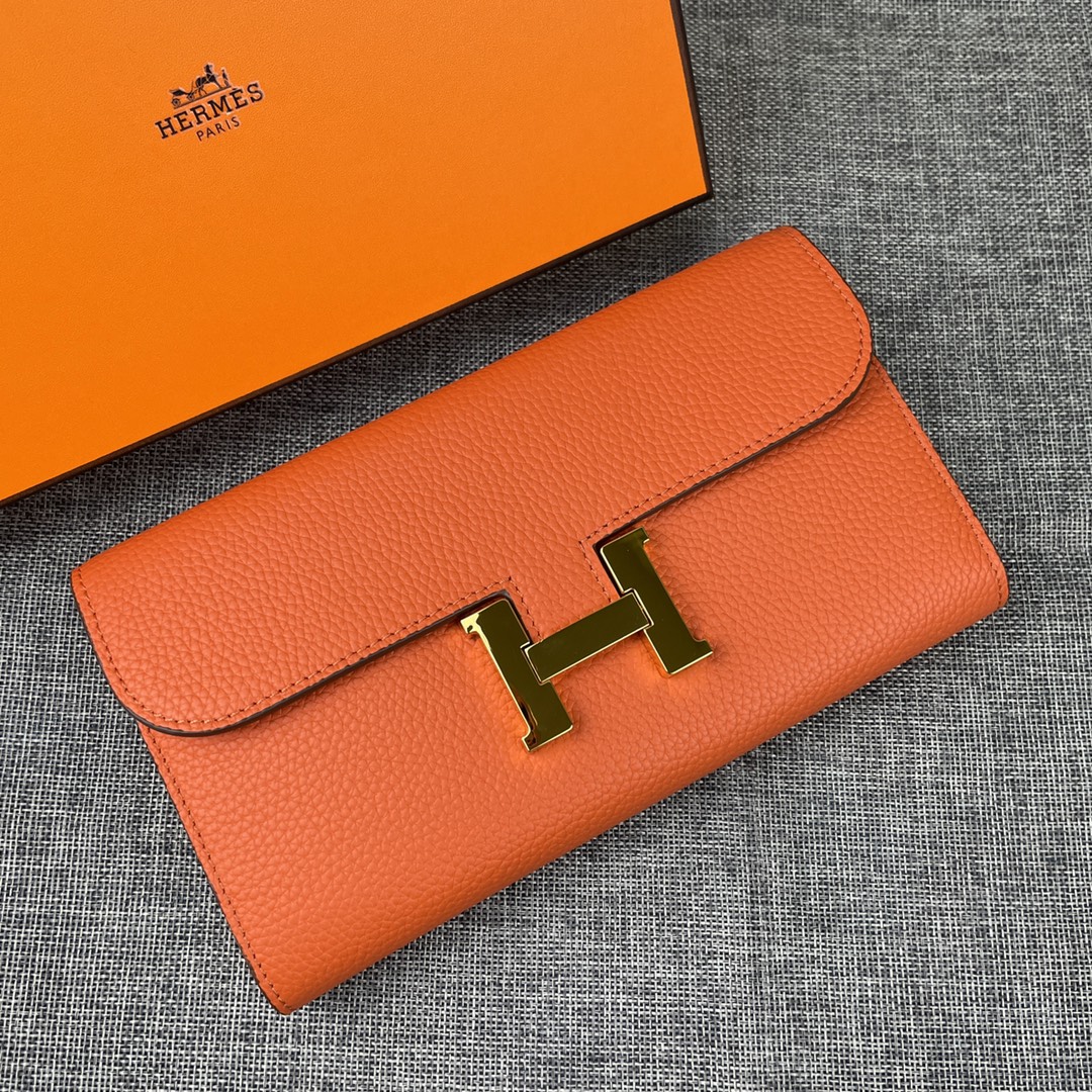 エルメス「Hermès」 レザーポケットウォレット