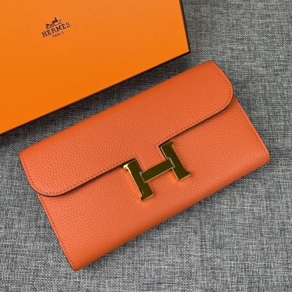 エルメス「Hermès」 レザーポケットウォレット