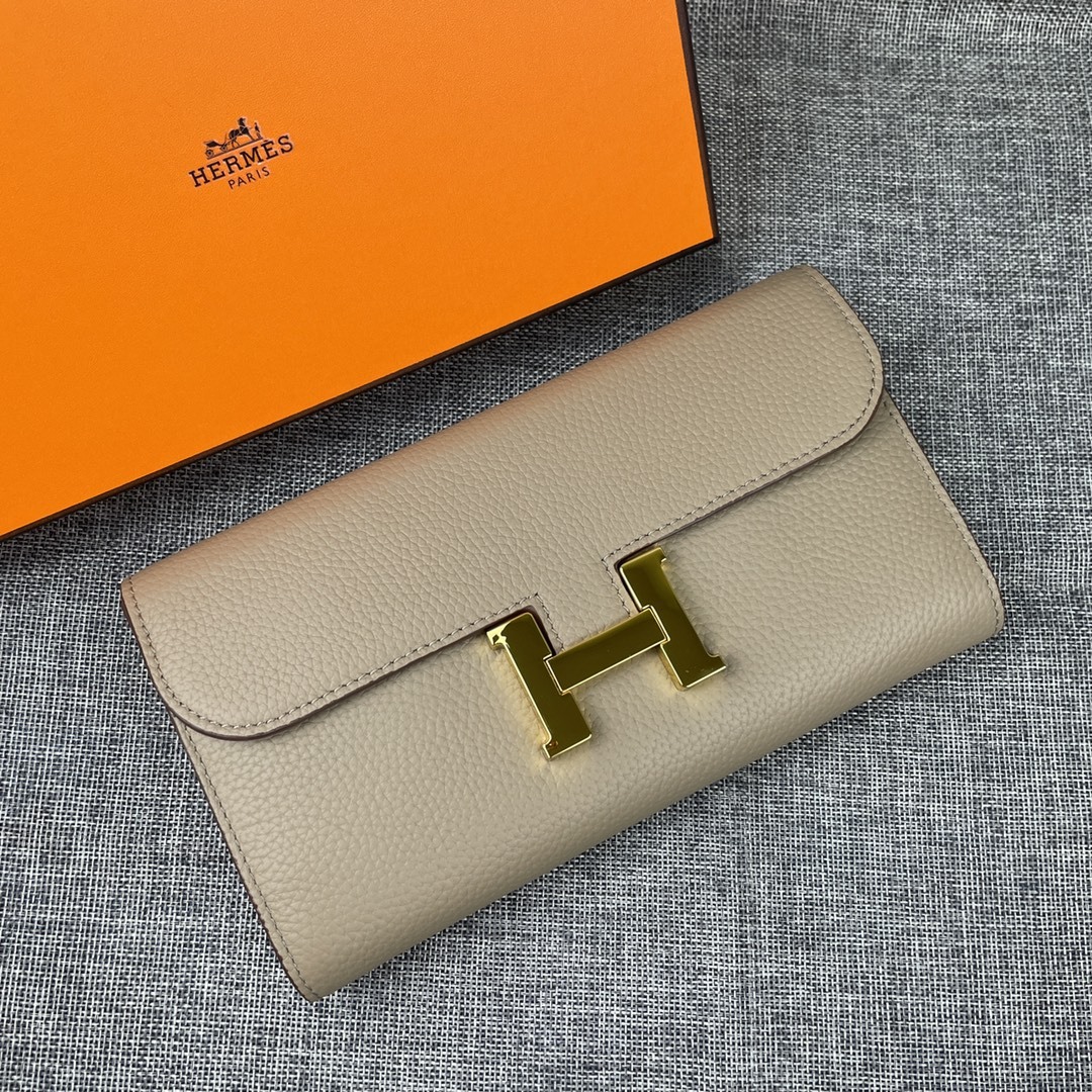 エルメス「Hermès」 レザーポケットウォレット