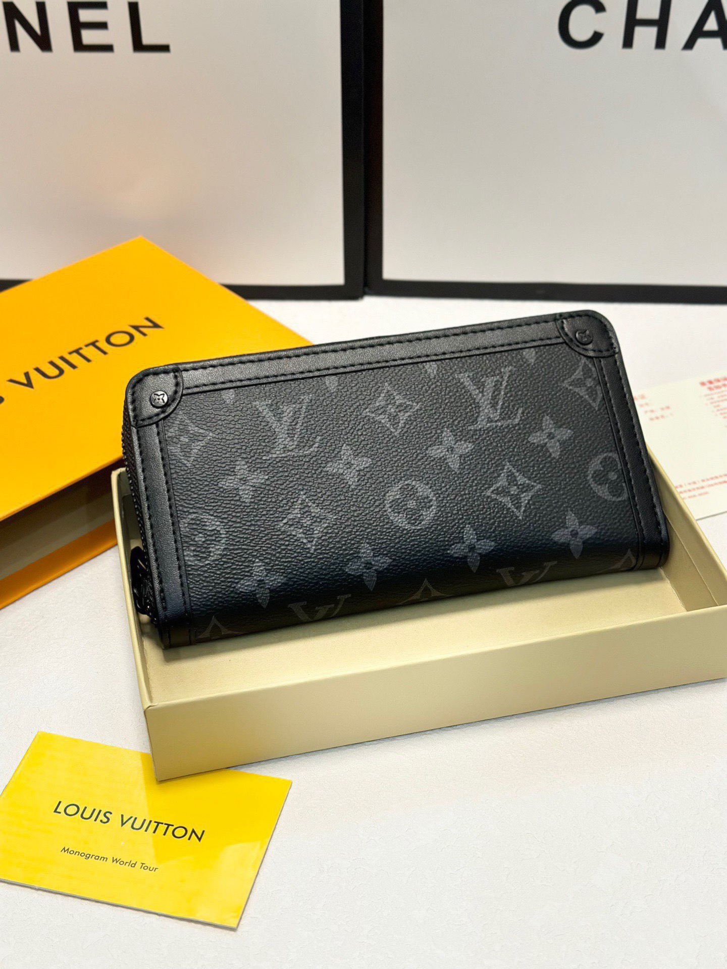 ルイ・ヴィトン「Louis Vuitton」レザーポケットウォレット