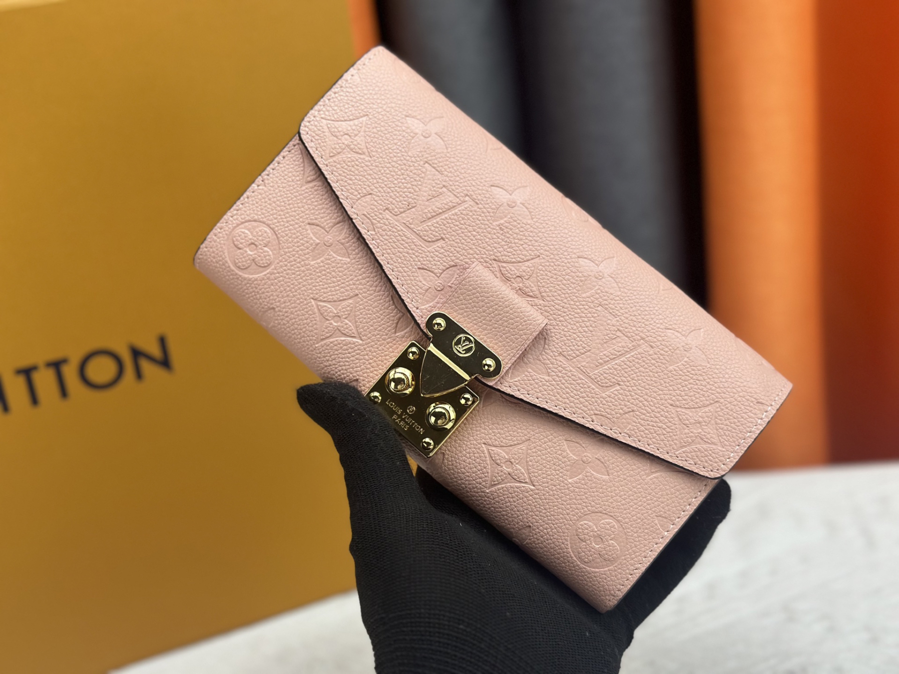 ルイ・ヴィトン「Louis Vuitton」レザーポケットウォレット