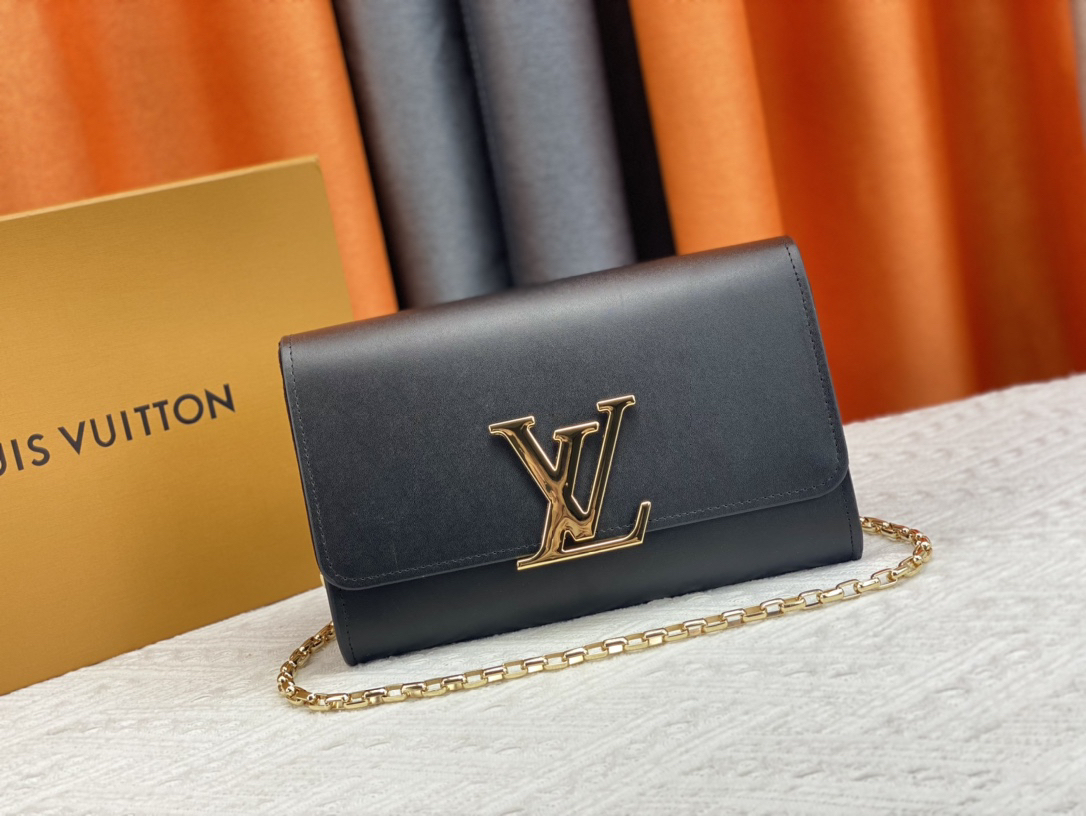 ルイ・ヴィトン「Louis Vuitton」レザーポケットウォレット レディース おしゃれ ショルダーバッグ