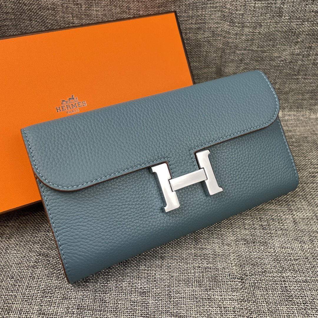 エルメス「Hermès」 レザーポケットウォレット