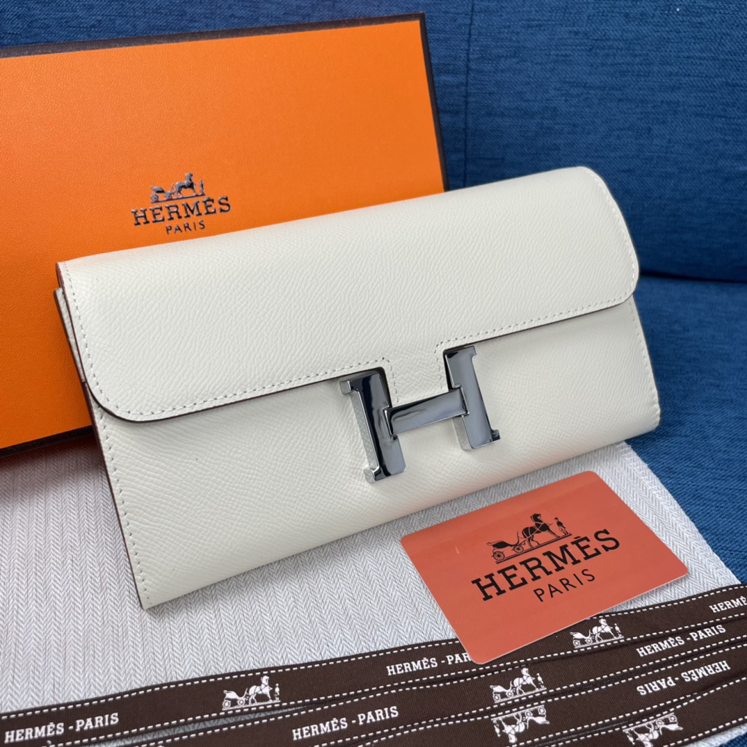 エルメス「Hermès」 レザーポケットウォレット