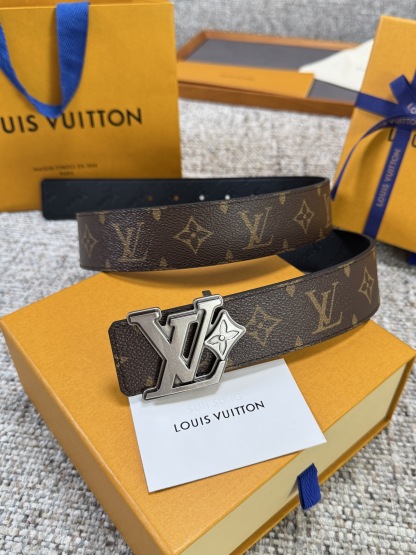ルイ・ヴィトン「Louis Vuitton」ベルト モノグラムレザーベルト