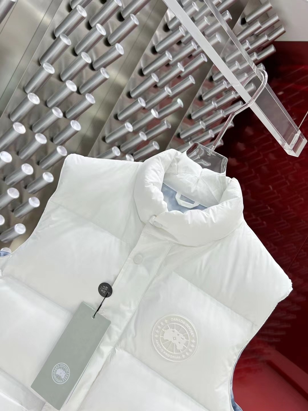 カナダグラス冬のダウンジャケットベスト