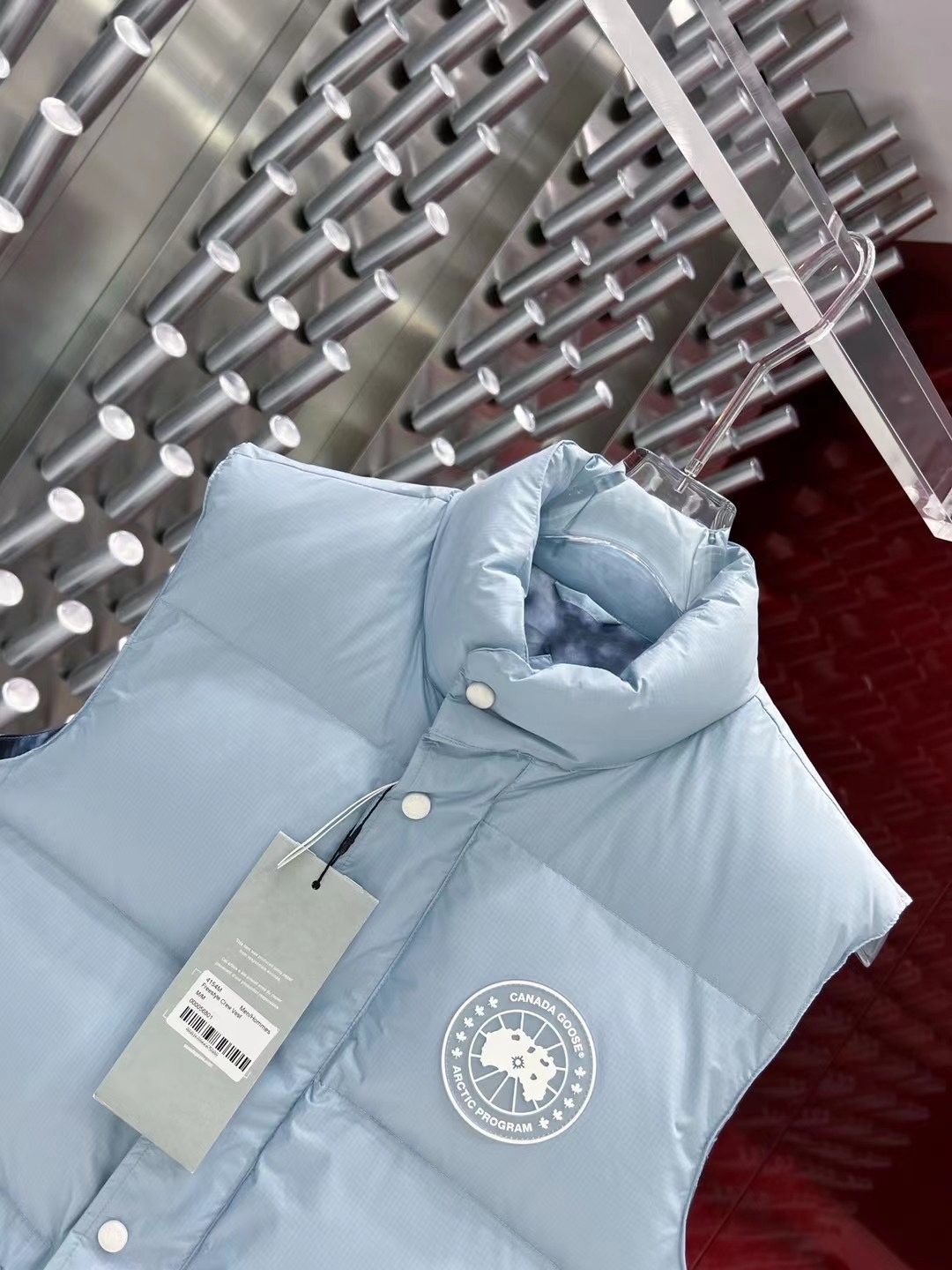 カナダグラス冬のダウンジャケットベスト