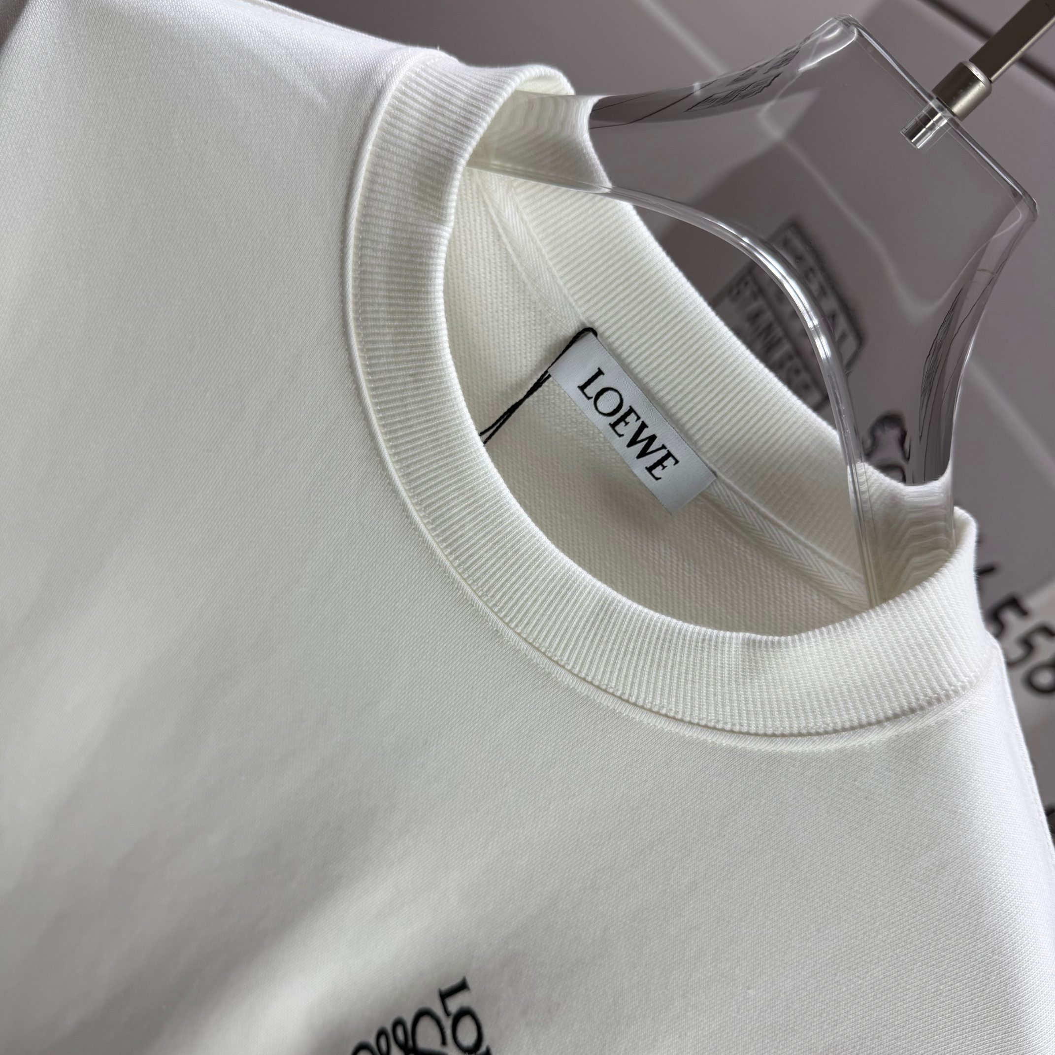 [ LOEWE ] ロエベ 冬の丸首パーカーおしゃれトップス