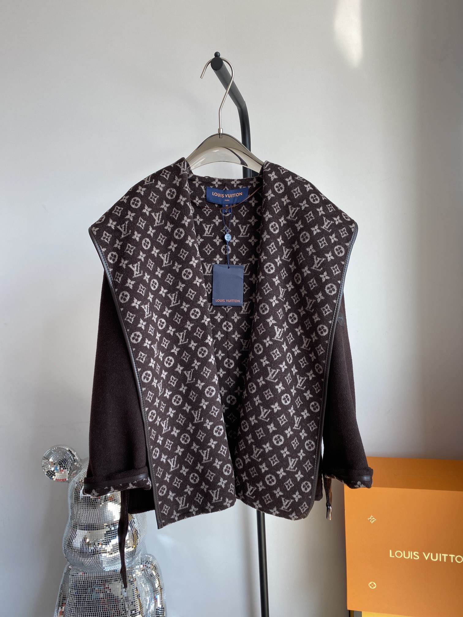 [ Louis Vuitton ] ルイ・ヴィトン  リバーシブルコートウールレディーストップス