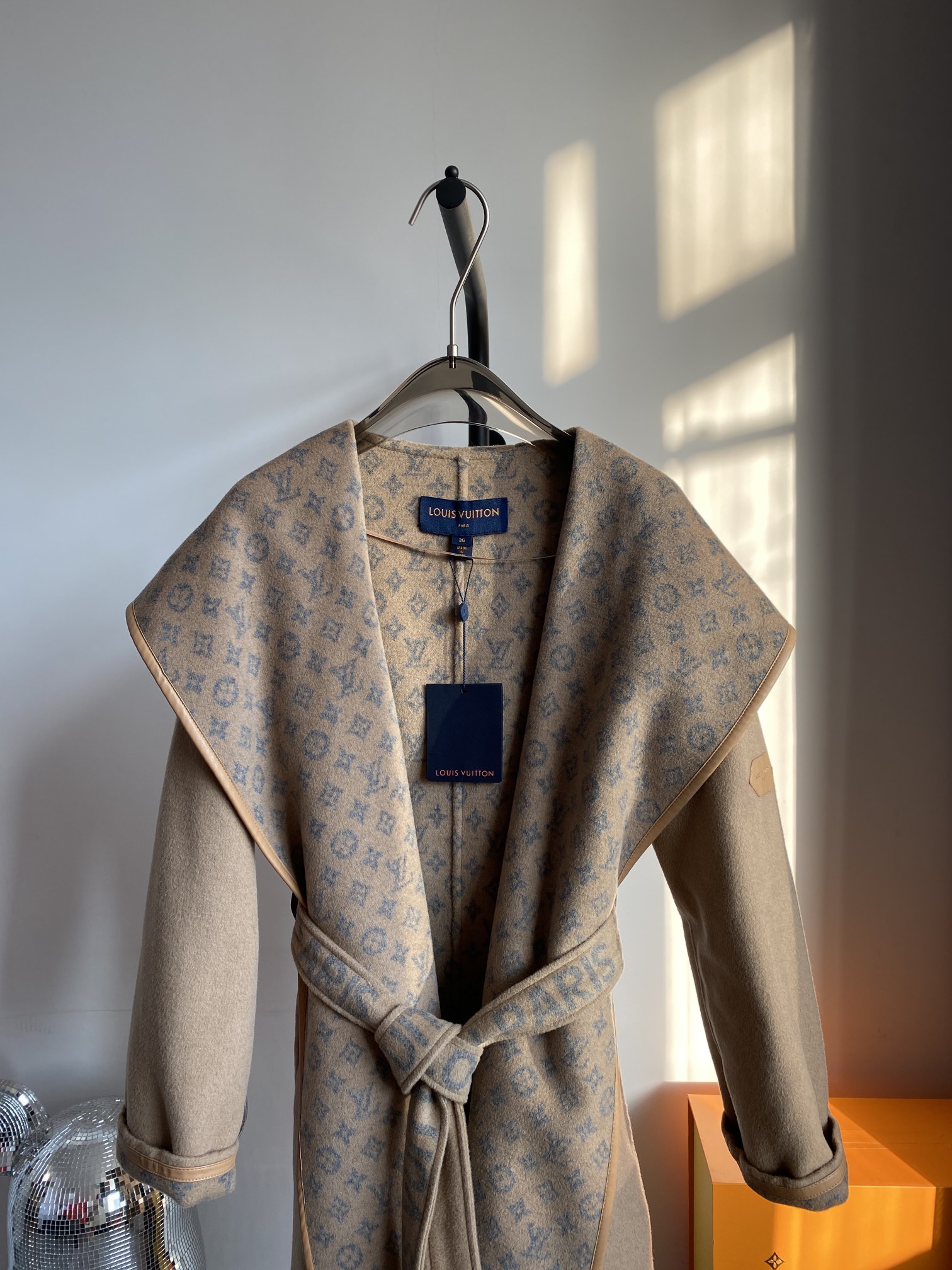 [ Louis Vuitton ] ルイ・ヴィトン  リバーシブルコートウールレディーストップス