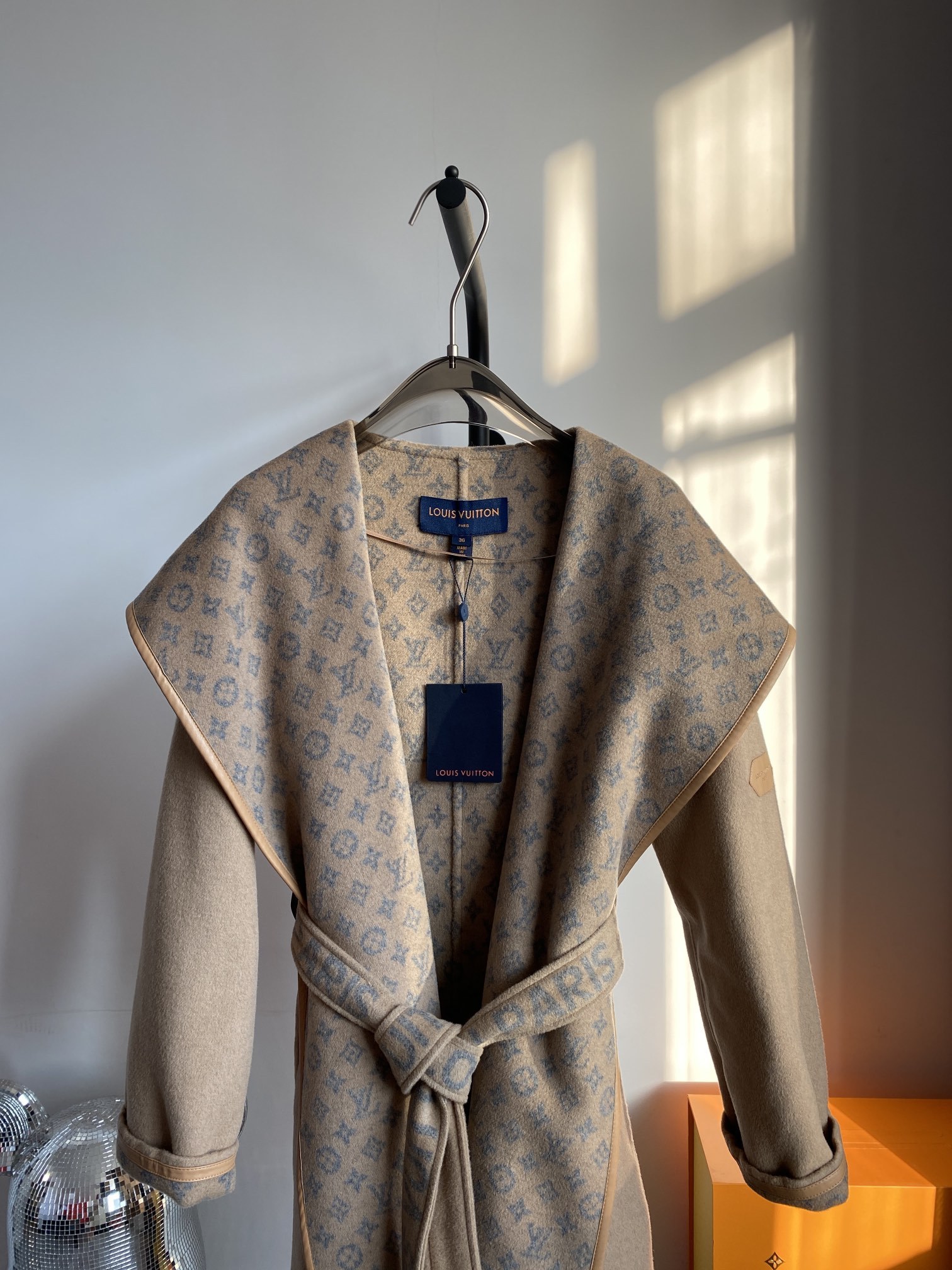 [ Louis Vuitton ] ルイ・ヴィトン  リバーシブルコートウールレディーストップス