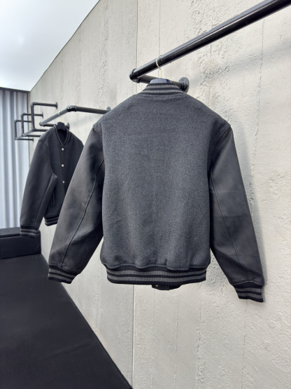 [ Louis Vuitton ] ルイ・ヴィトン  刺繍ウール接合野球服