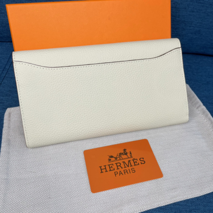 エルメス「Hermès」 レザーポケットウォレット